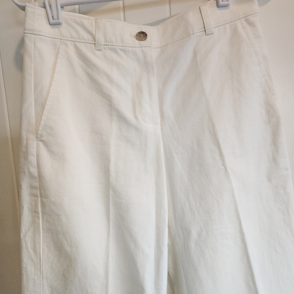 J Crew Full-length wide-leg trouser in cotton blend - Picture 6 of 9